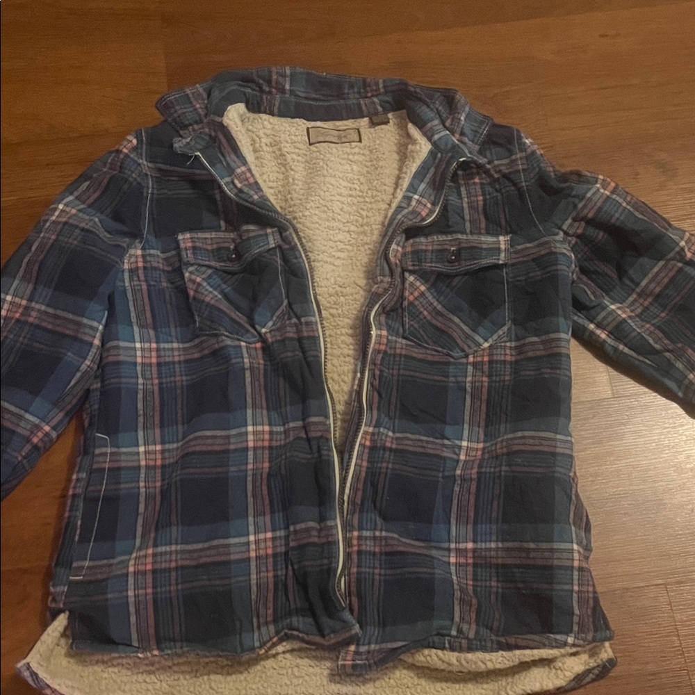 Legacy Falls Plaid Sherpa Jacket